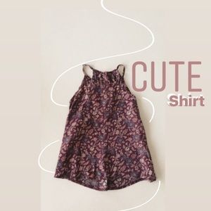 Cute purple with designs shirt